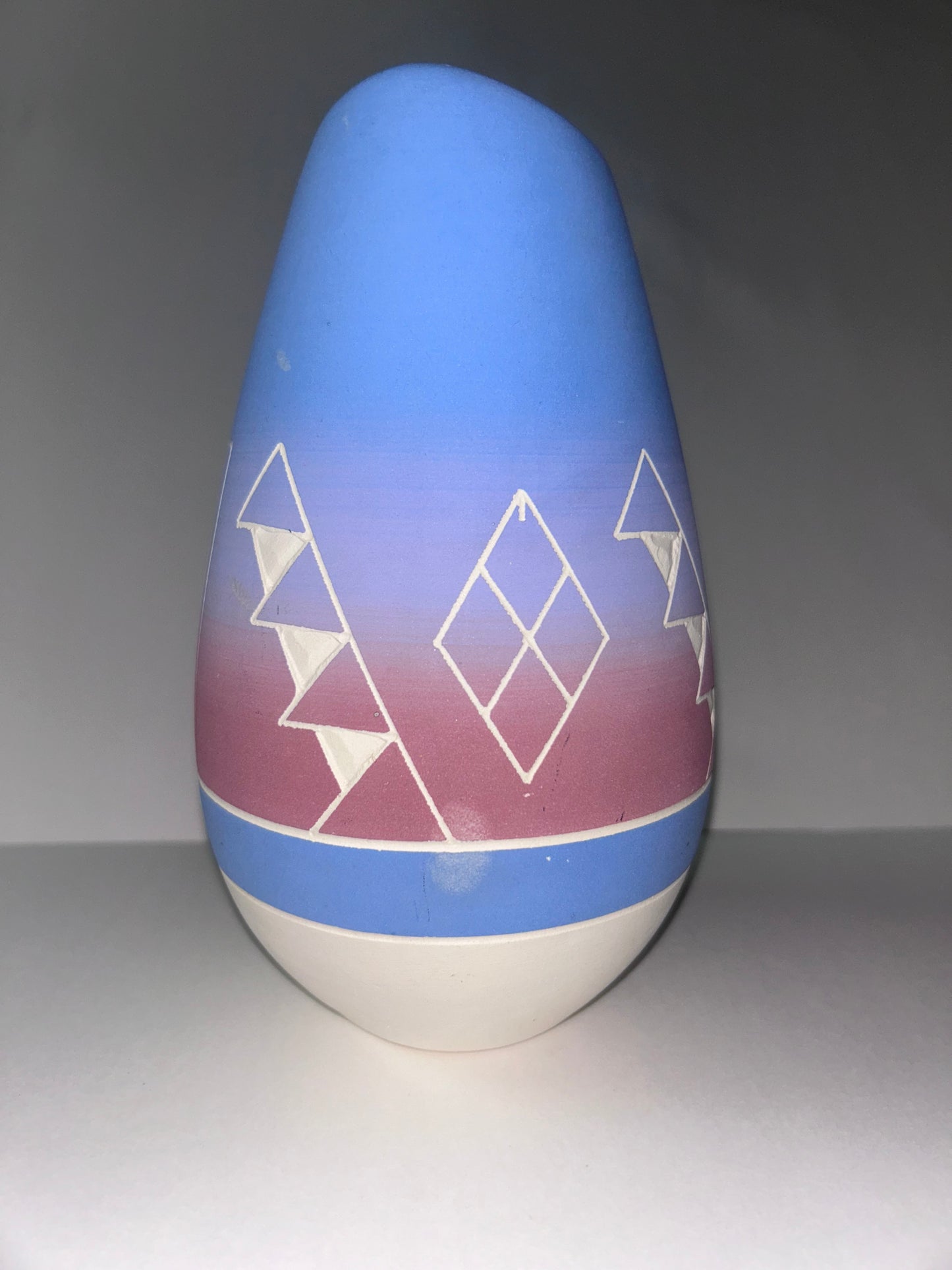Vintage Signed Thunder Sioux Native American Pottery Vase