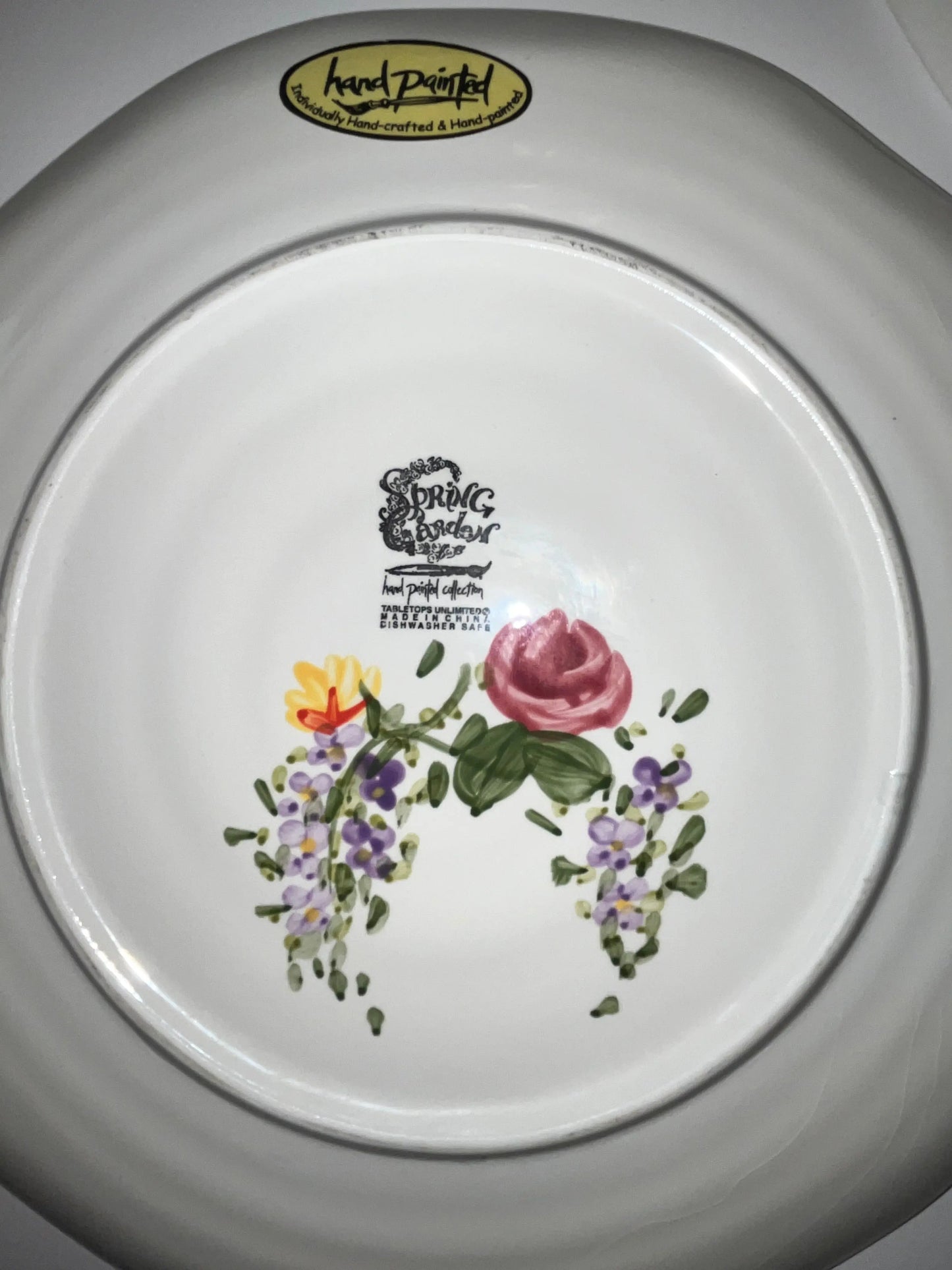 Tabletops Unlimited Spring Garden Platters