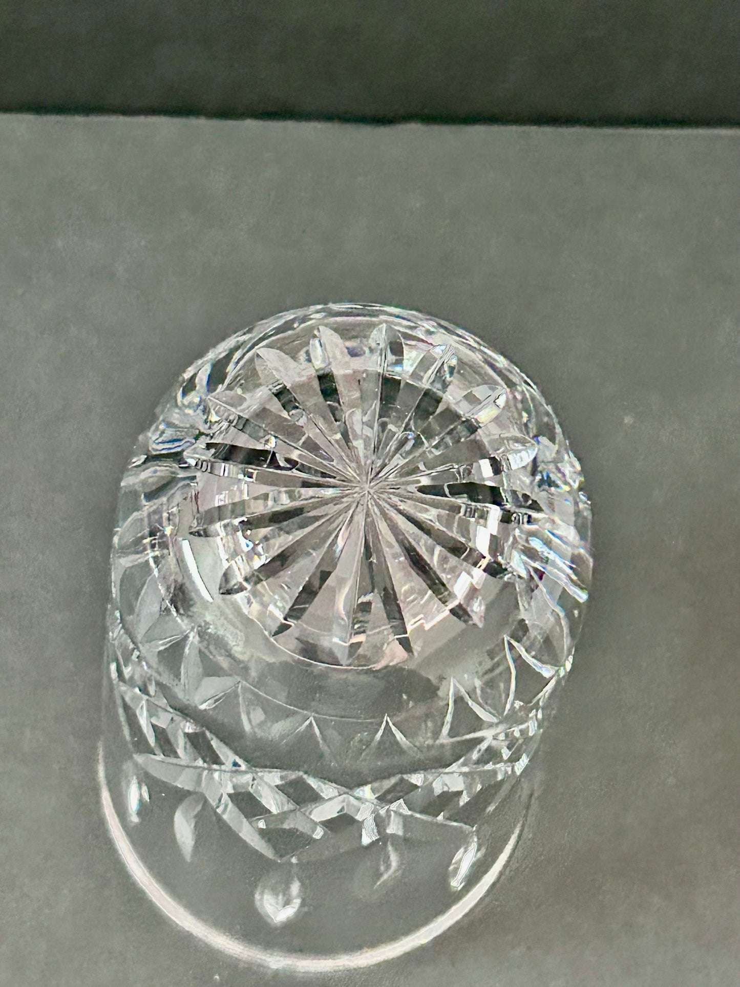 Vintage Authentic Waterford Crystal Lismore Double Old Fashioned-12 oz (5 inches) DOF Rocks Glass-Ireland