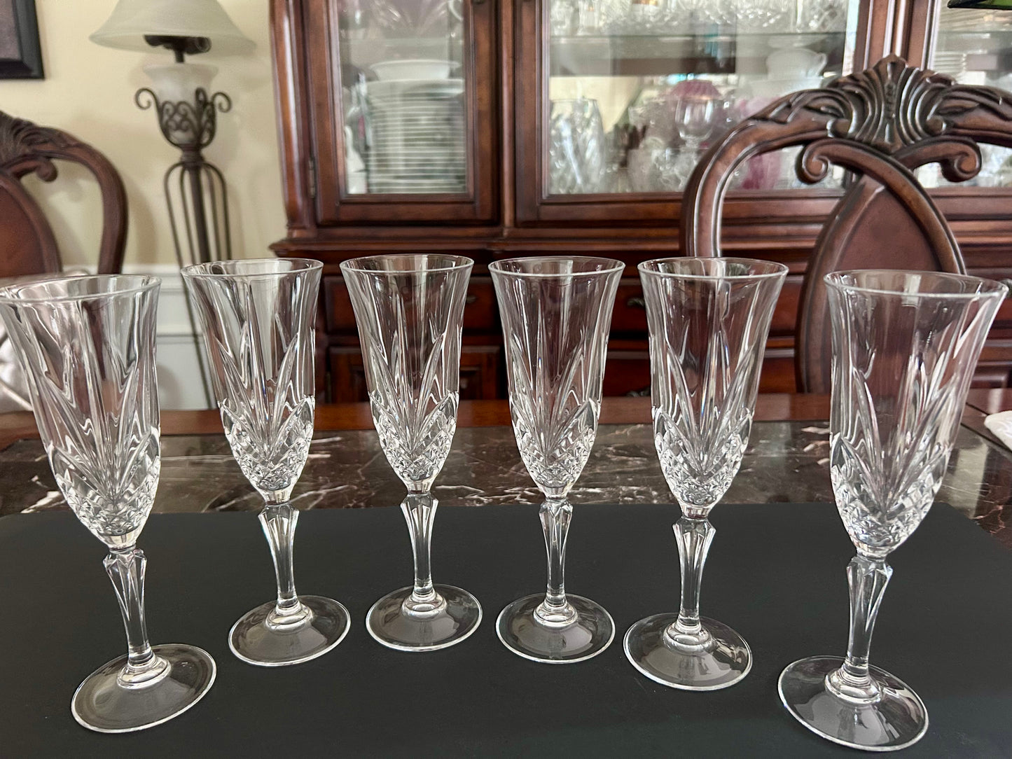 Cristal De FlandreSalzburg Collection Tall Flutes (Set of 6)