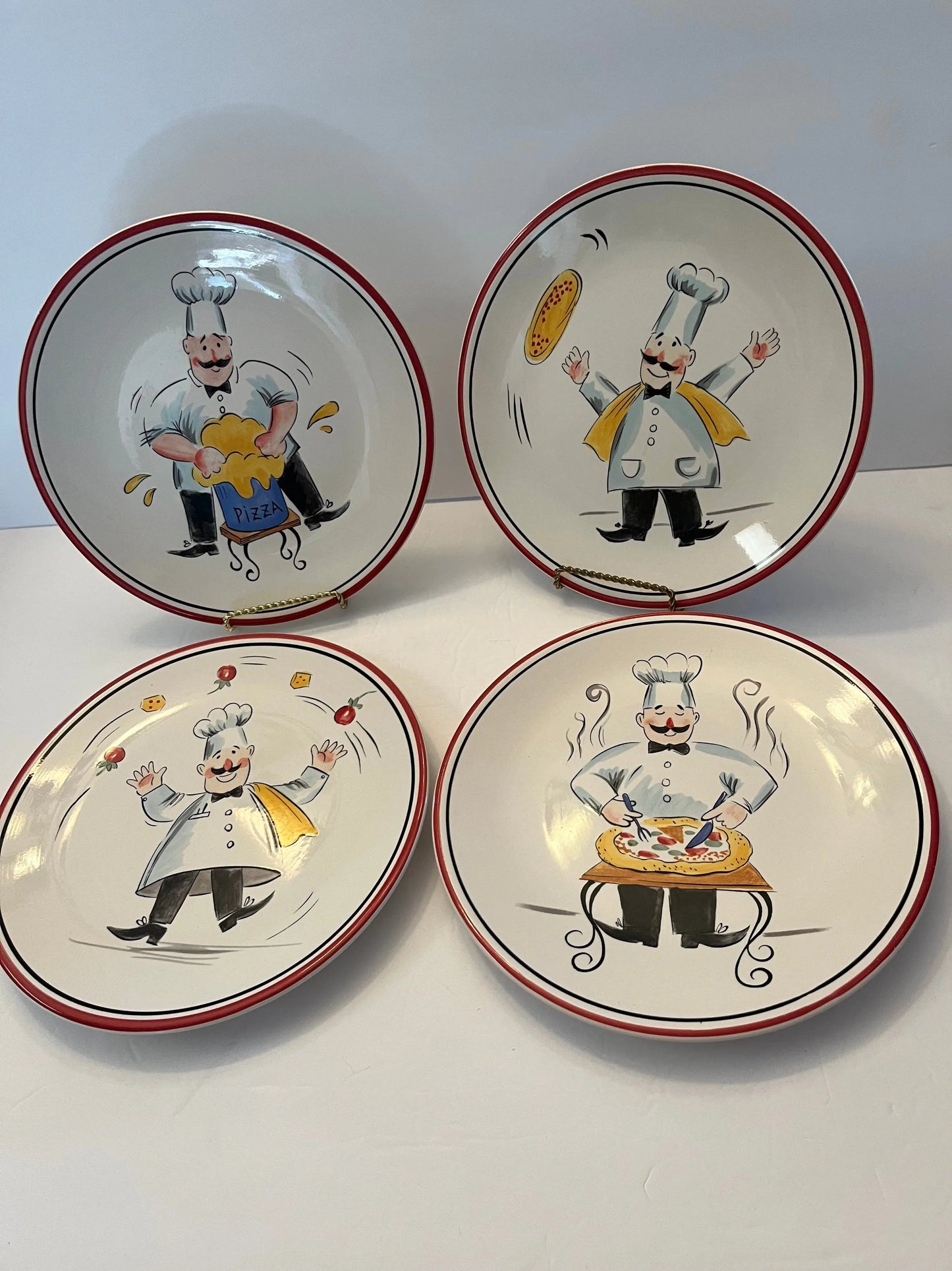 Tabletops Lifestyles Pizza Chef's Delight Dinnerware Set