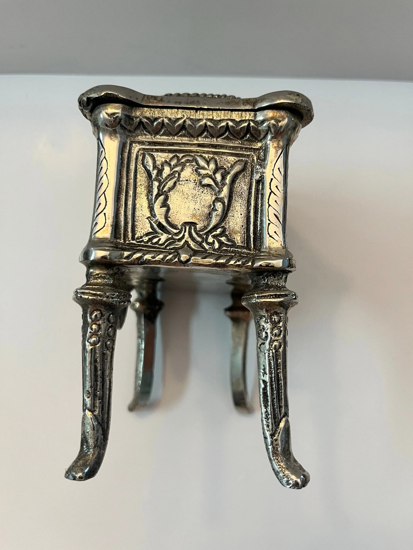 Vintage Silver-Plated Trinket Box