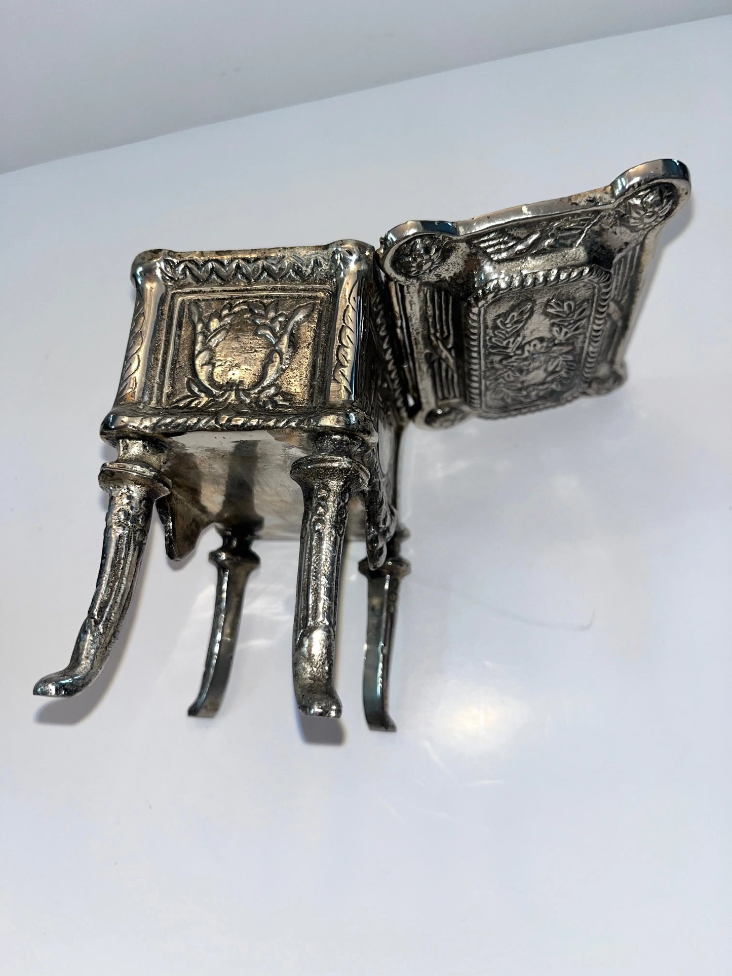 Vintage Silver-Plated Trinket Box