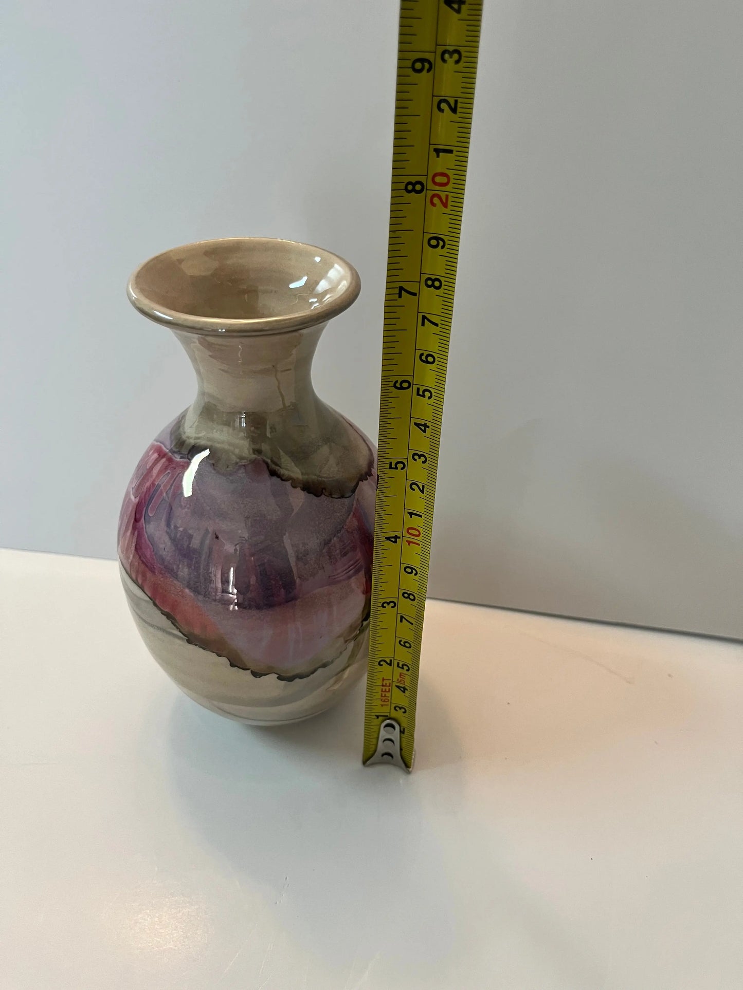 Bruce Fairman Signed Earth Tones Vase