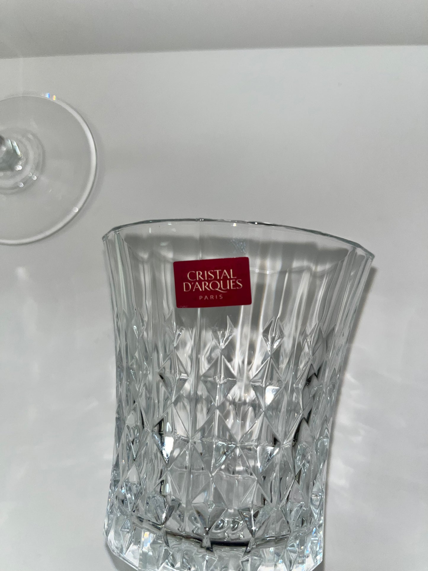 Cristal d'Arques Paris Diamond Stemware Goblets