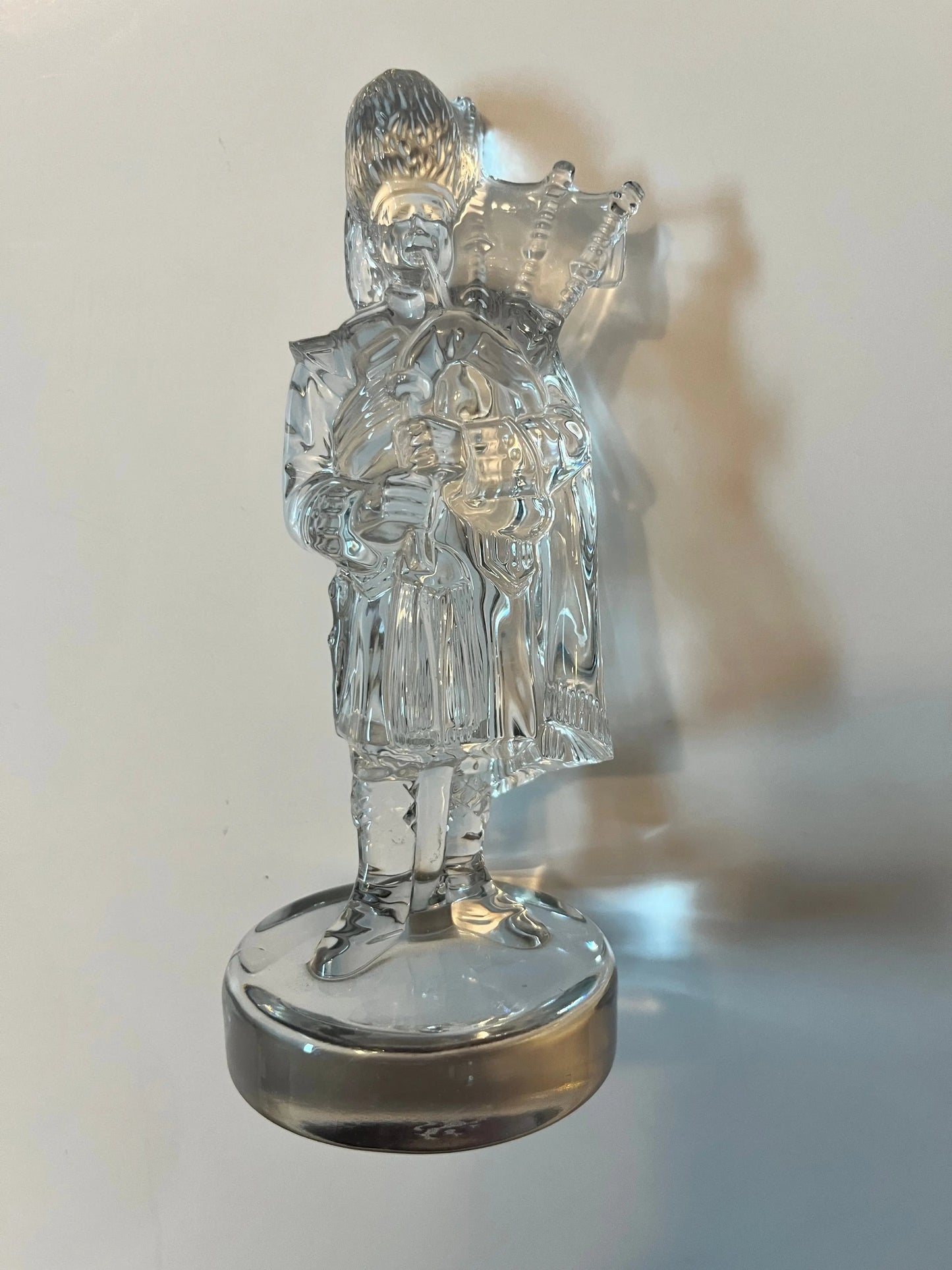 Regal Edinburgh Crystal Scottish Bagpiper Figurine - Finest Antique