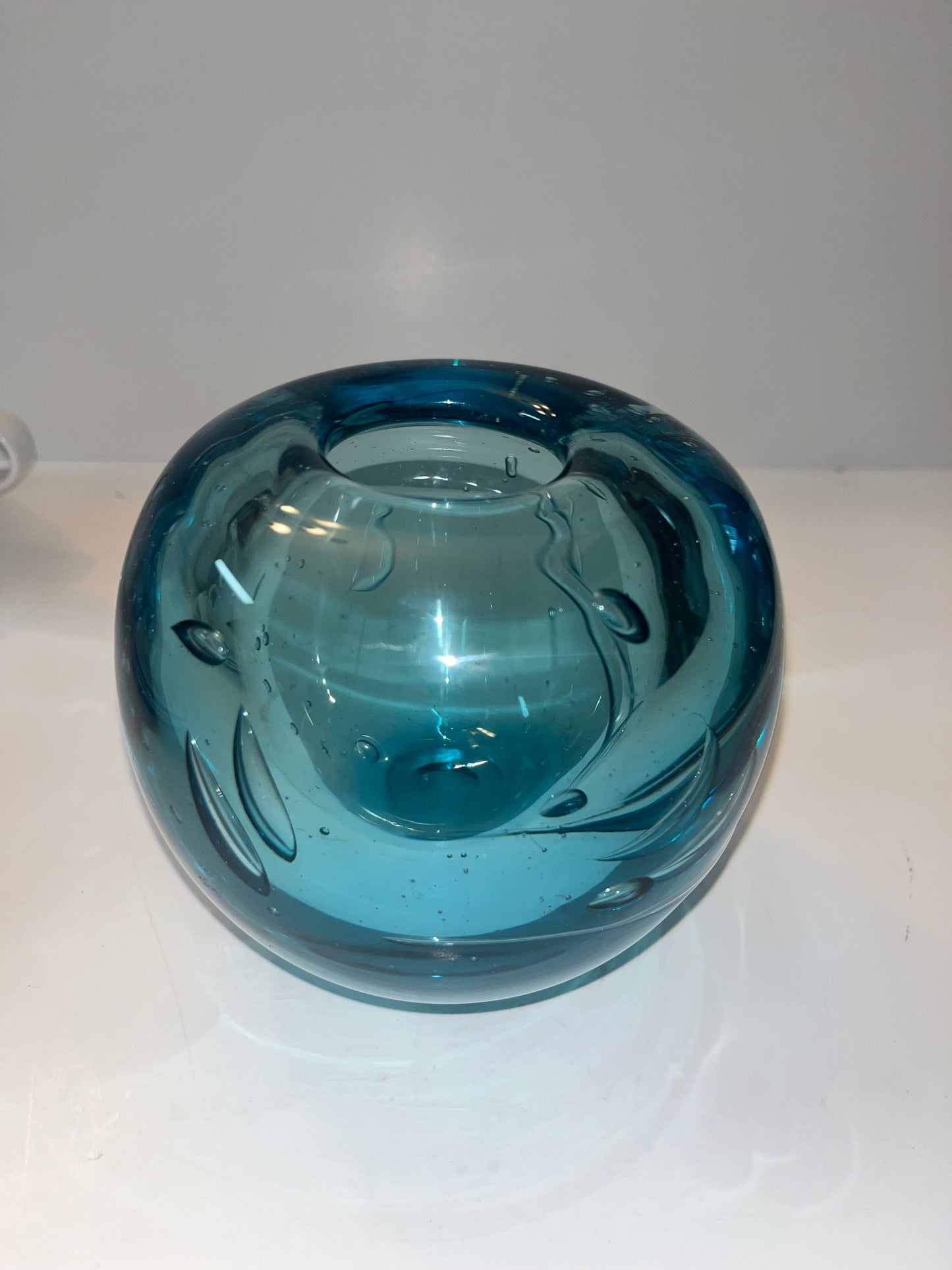 Unique Ivan Treskow Signed Glass Art Vase - Finest Antique
