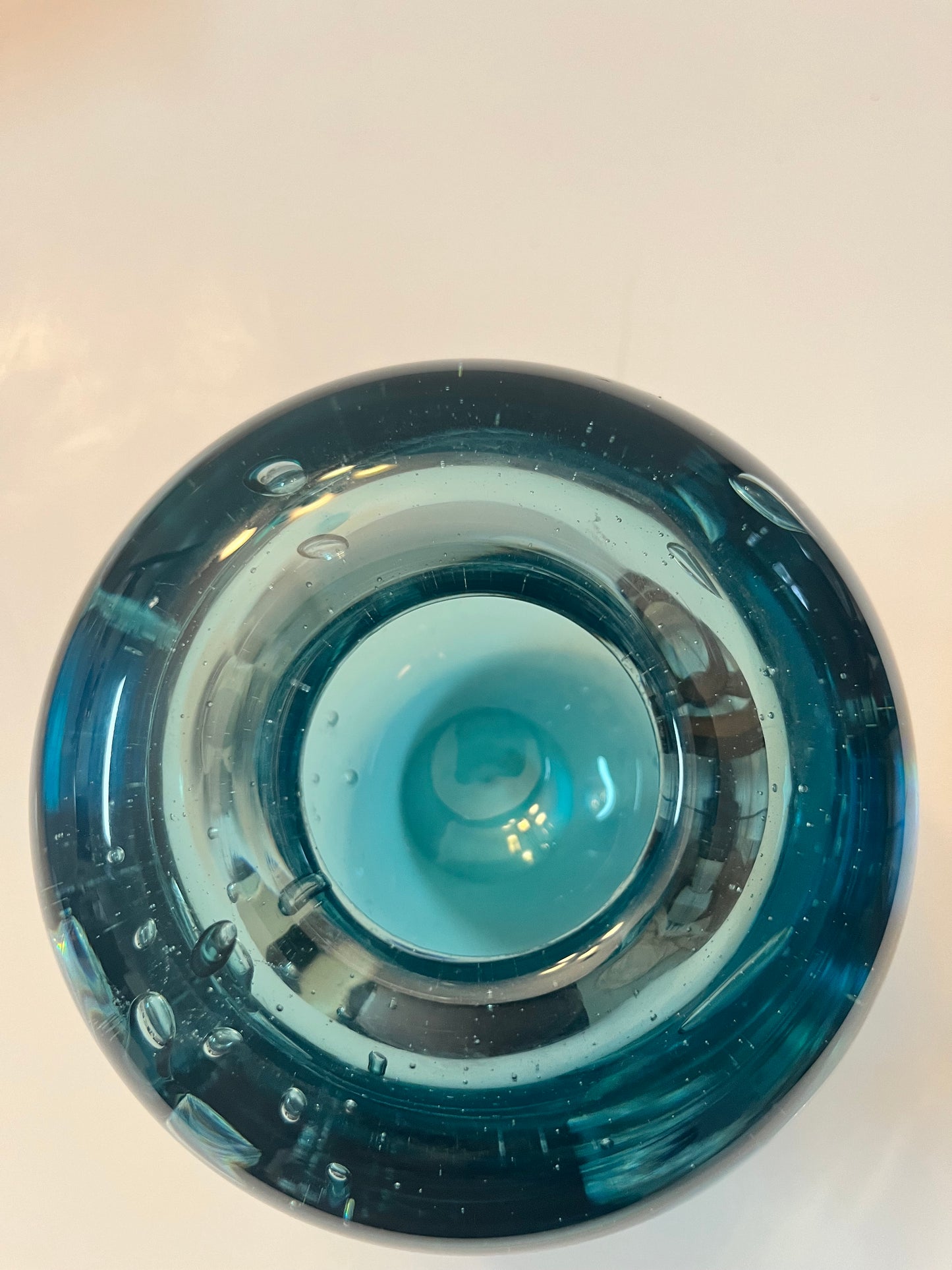 Unique Ivan Treskow Signed Glass Art Vase - Finest Antique