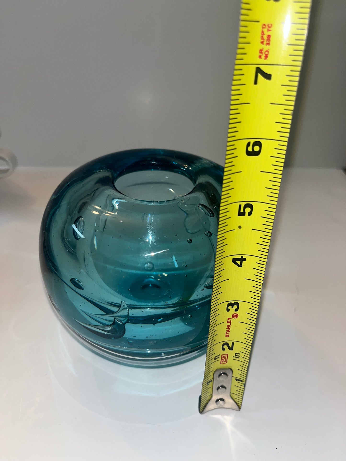 Unique Ivan Treskow Signed Glass Art Vase - Finest Antique
