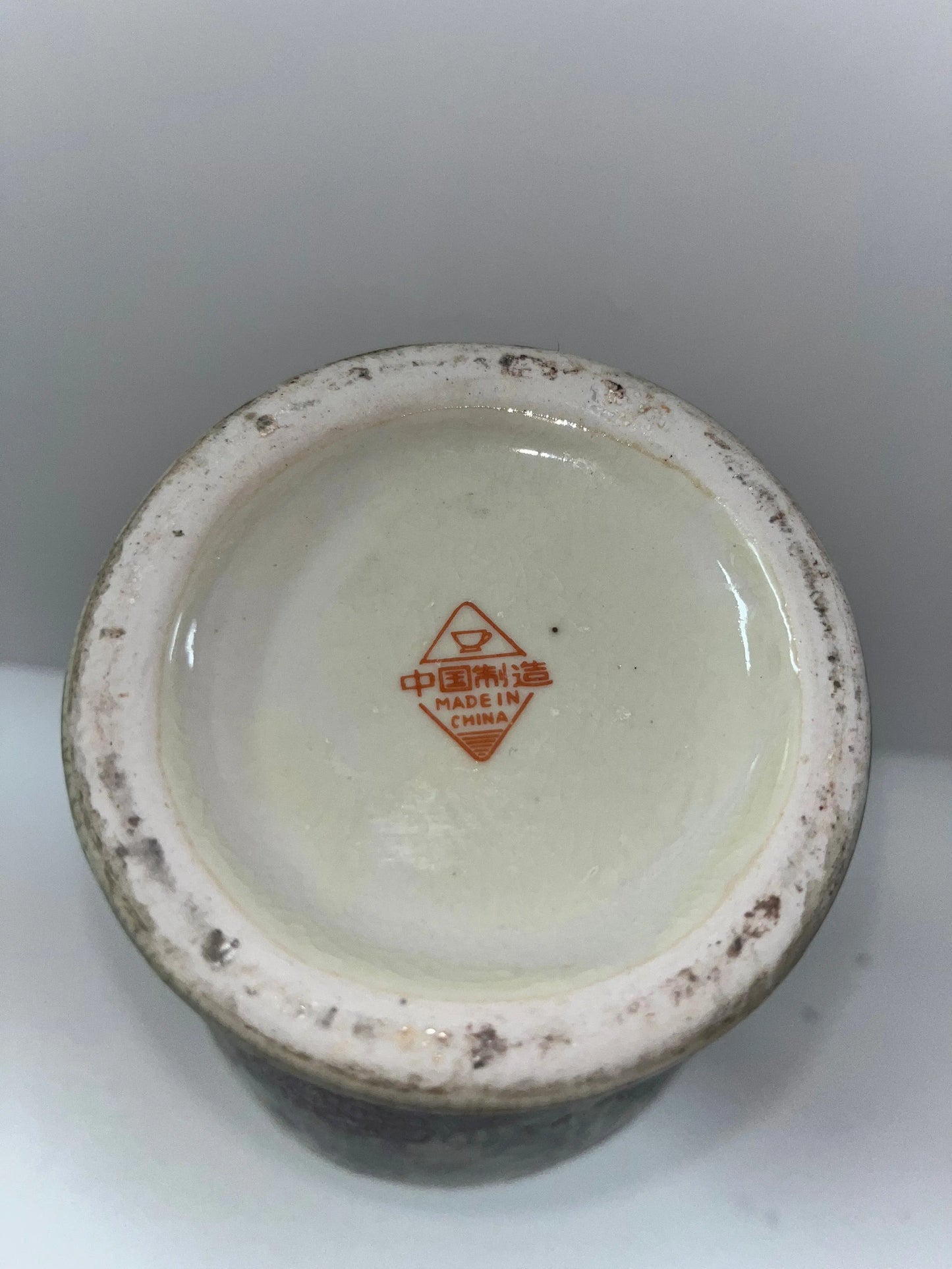 Vintage Floral Porcelain Vase - Finest Antique