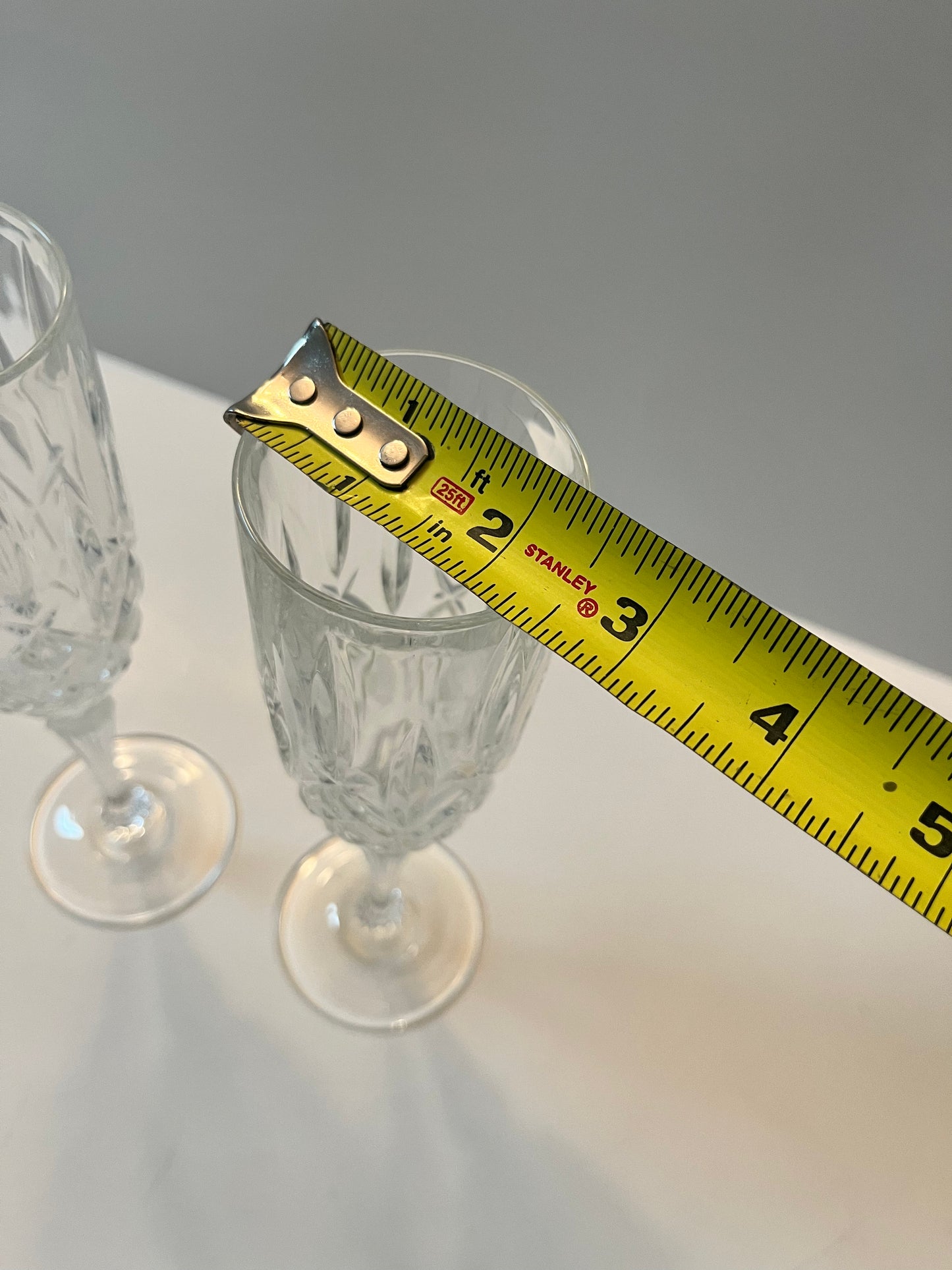 Vintage Waterford Marquis Crystal Stemware Flutes - Finest Antique