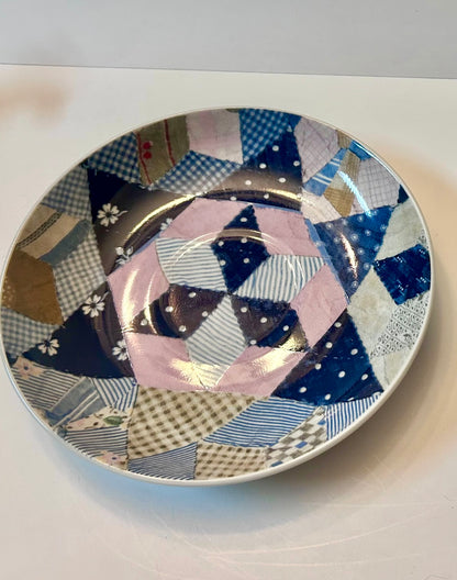 Ralph Lauren Wedgwood "Patchwork" Cup & Saucer Set - 1989 England
