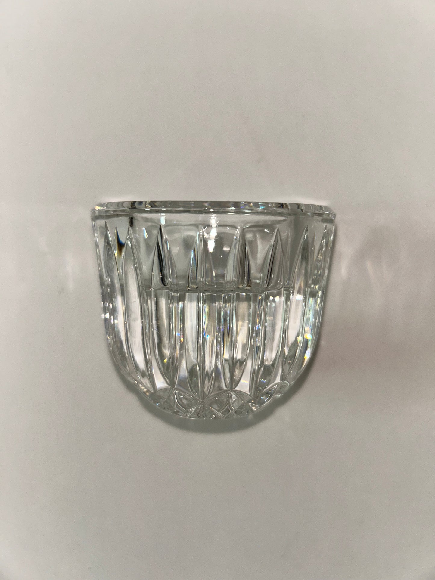 Waterford Marked “For Him For Her" Mismatch Glasses & Candle Holder (Set of 3)