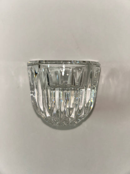 Waterford Marked “For Him For Her" Mismatch Glasses & Candle Holder (Set of 3)