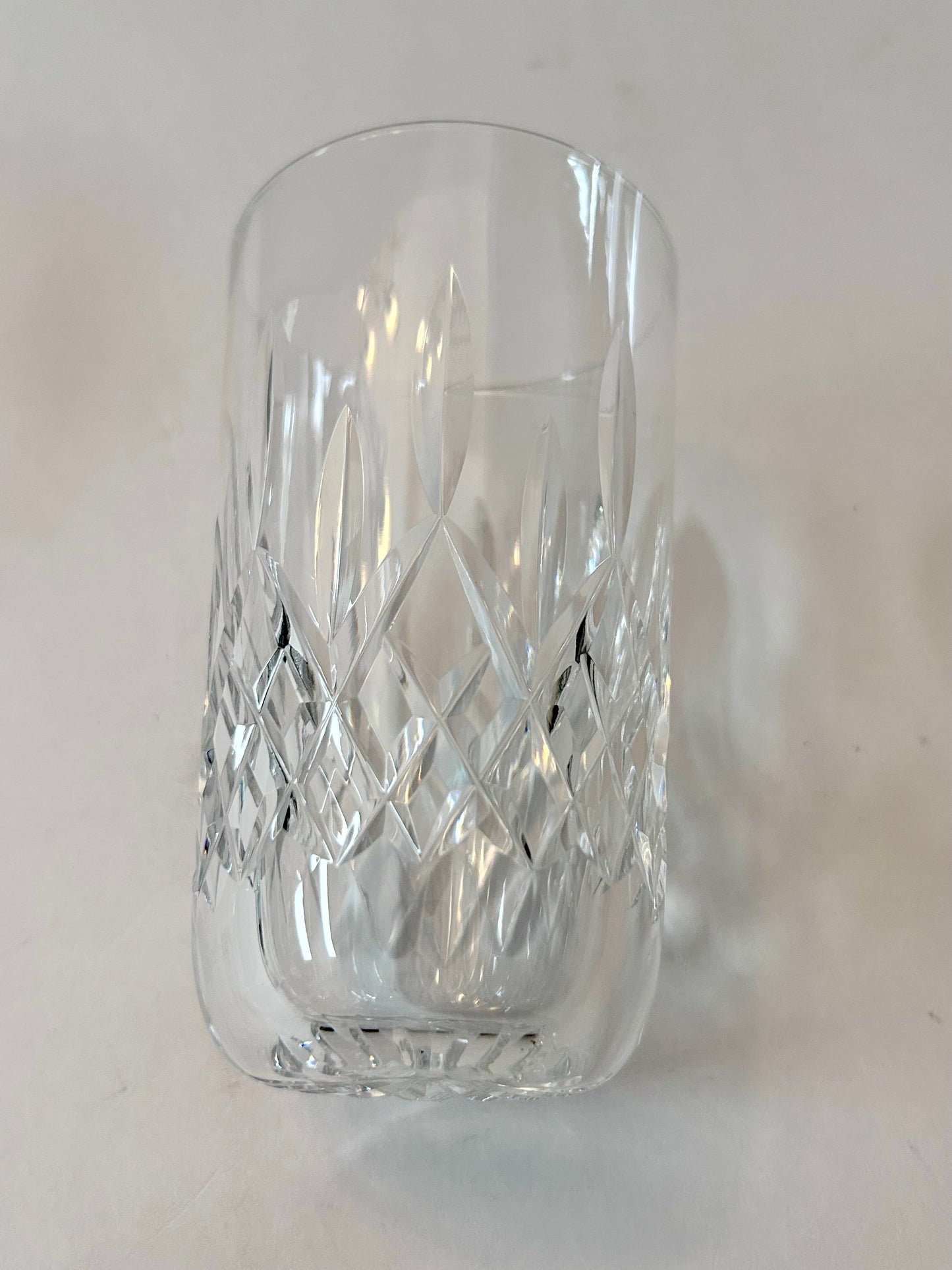 Vintage Authentic Waterford Crystal Lismore Double Old Fashioned-12 oz (5 inches) DOF Rocks Glass-Ireland