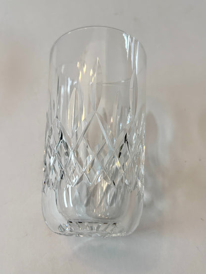 Vintage Authentic Waterford Crystal Lismore Double Old Fashioned-12 oz (5 inches) DOF Rocks Glass-Ireland
