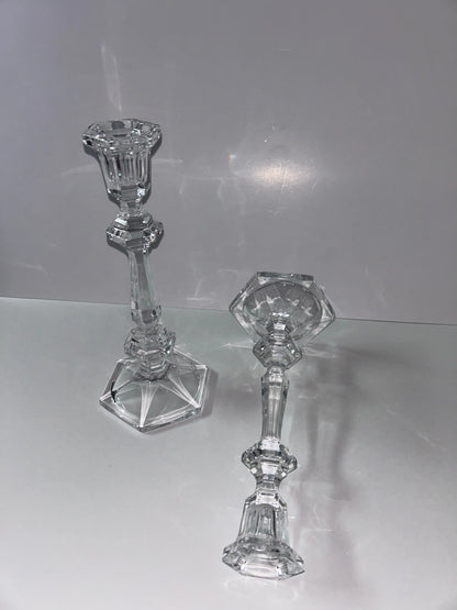 Vintage Baccarat Crystal Candle Holders 