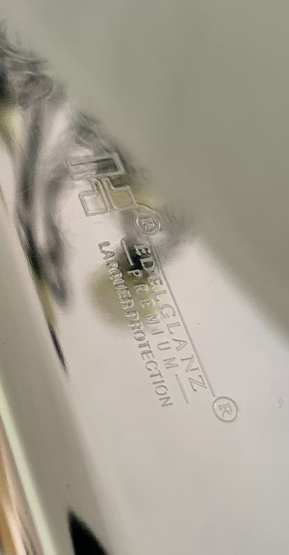 Unique Touch Edelglanz Premium Silver Plated Serving Trays (Set of 2)