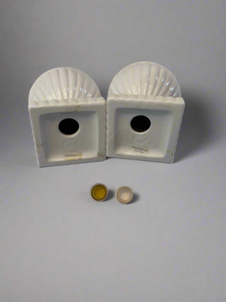 Vintage LENOX 7-Piece Ivory/White Embossed Porcelain Set | Pitcher, Vases, Cruet, Salt & Pepper