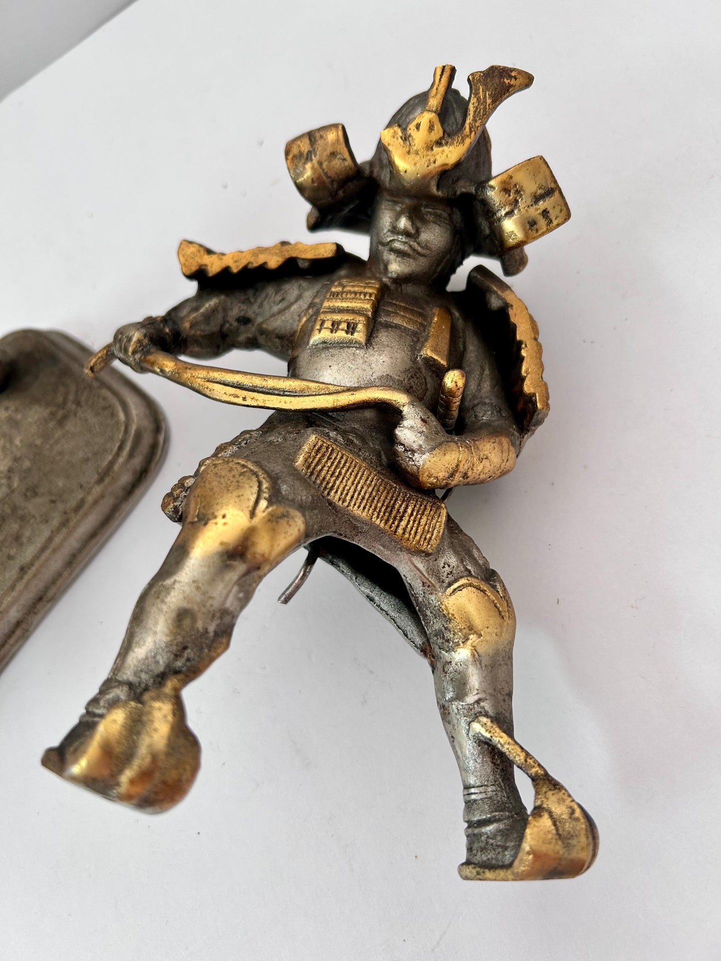 Antique/Vintage Japanese
Samurai Warrior on Horseback
Okimono Statue (2 pieces)