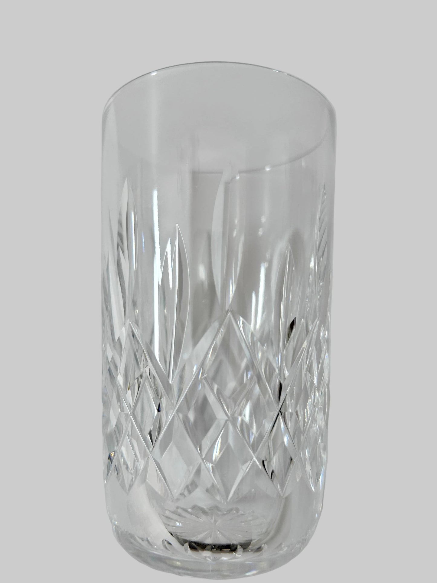 Vintage Authentic Waterford Crystal Lismore Double Old Fashioned-12 oz (5 inches) DOF Rocks Glass-Ireland