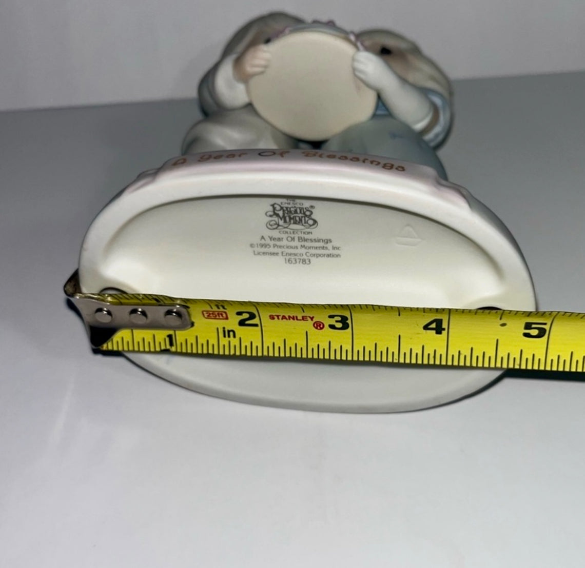 Precious Moments "A Year Of Blessings" 1st Anniversary Figurine (1995 Ship Mark) - Item #163783