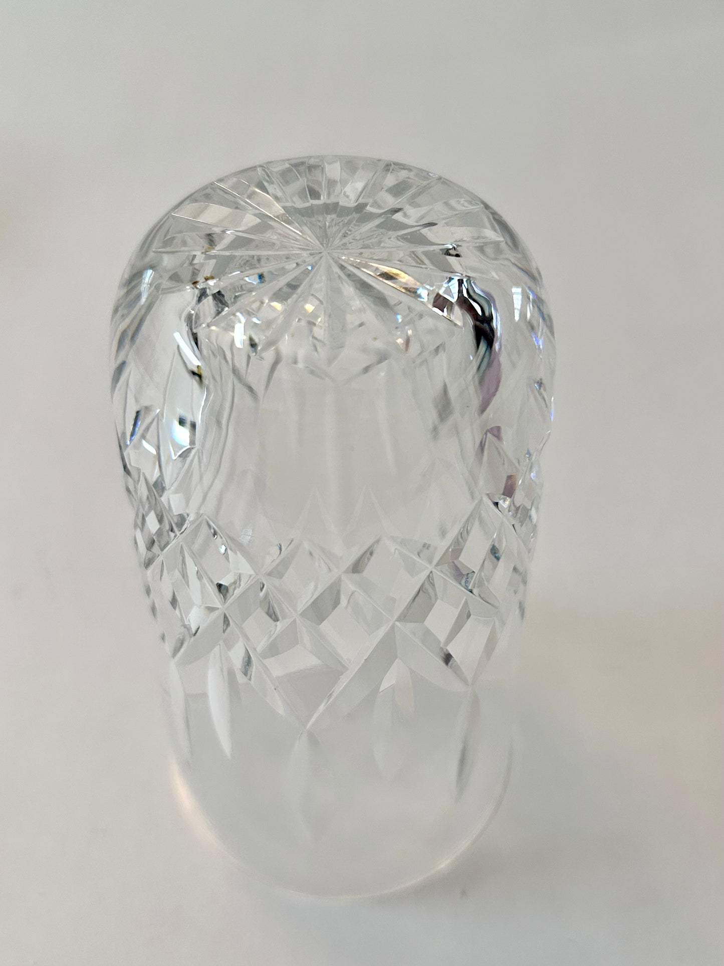Vintage Authentic Waterford Crystal Lismore Double Old Fashioned-12 oz (5 inches) DOF Rocks Glass-Ireland