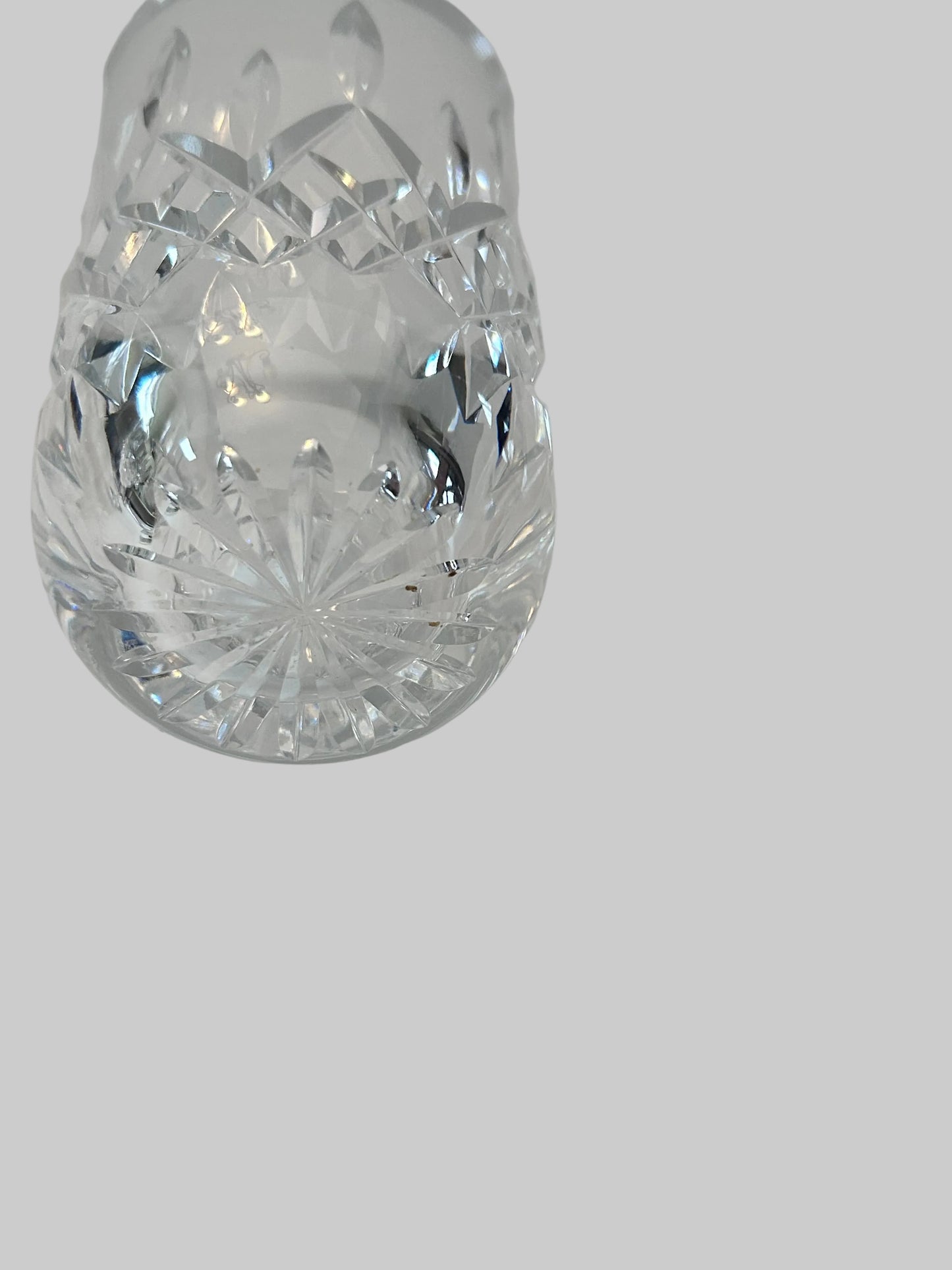 Vintage Authentic Waterford Crystal Lismore Double Old Fashioned-12 oz (5 inches) DOF Rocks Glass-Ireland