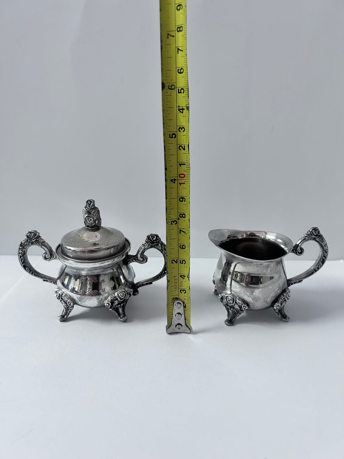 Vintage silver-plated small/ miniature tea and coffee service set