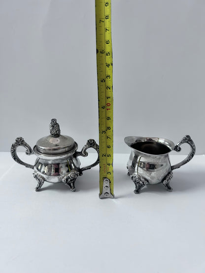 Vintage silver-plated small/ miniature tea and coffee service set