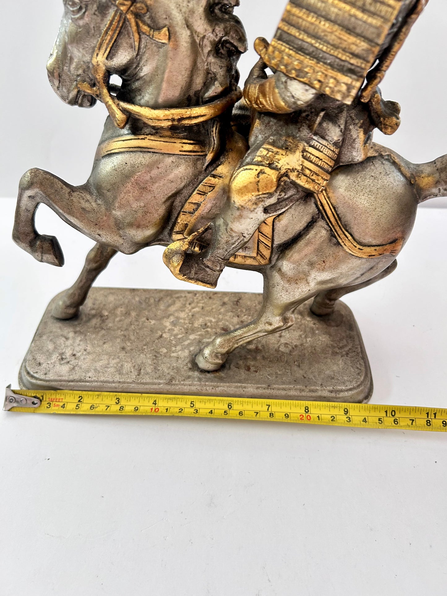 Antique/Vintage Japanese
Samurai Warrior on Horseback
Okimono Statue (2 pieces)
