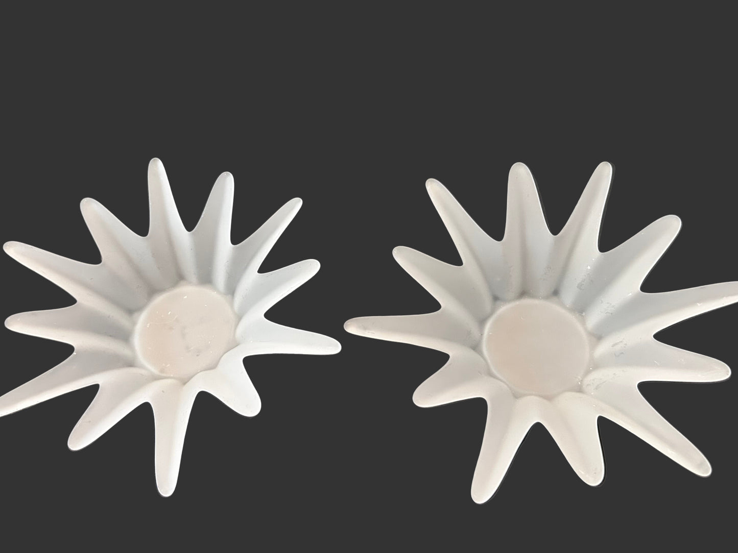 Vintage EAPG SATIN FROSTED Glass LOT |Moon & Star Compote/Candy Dish, Tall Candle Holder, Basket | Milk Glass (Set of 4)