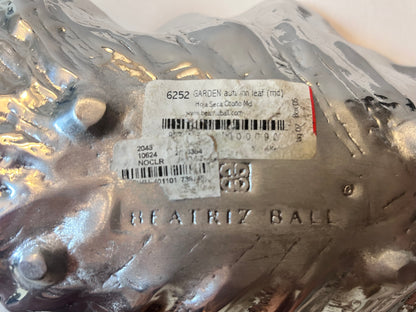 Beatriz Ball "Garden Autumn Leaf" Medium Platter Like New with Labels, 17"