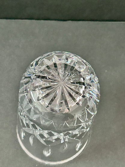 Vintage Authentic Waterford Crystal Lismore Double Old Fashioned-12 oz (5 inches) DOF Rocks Glass-Ireland
