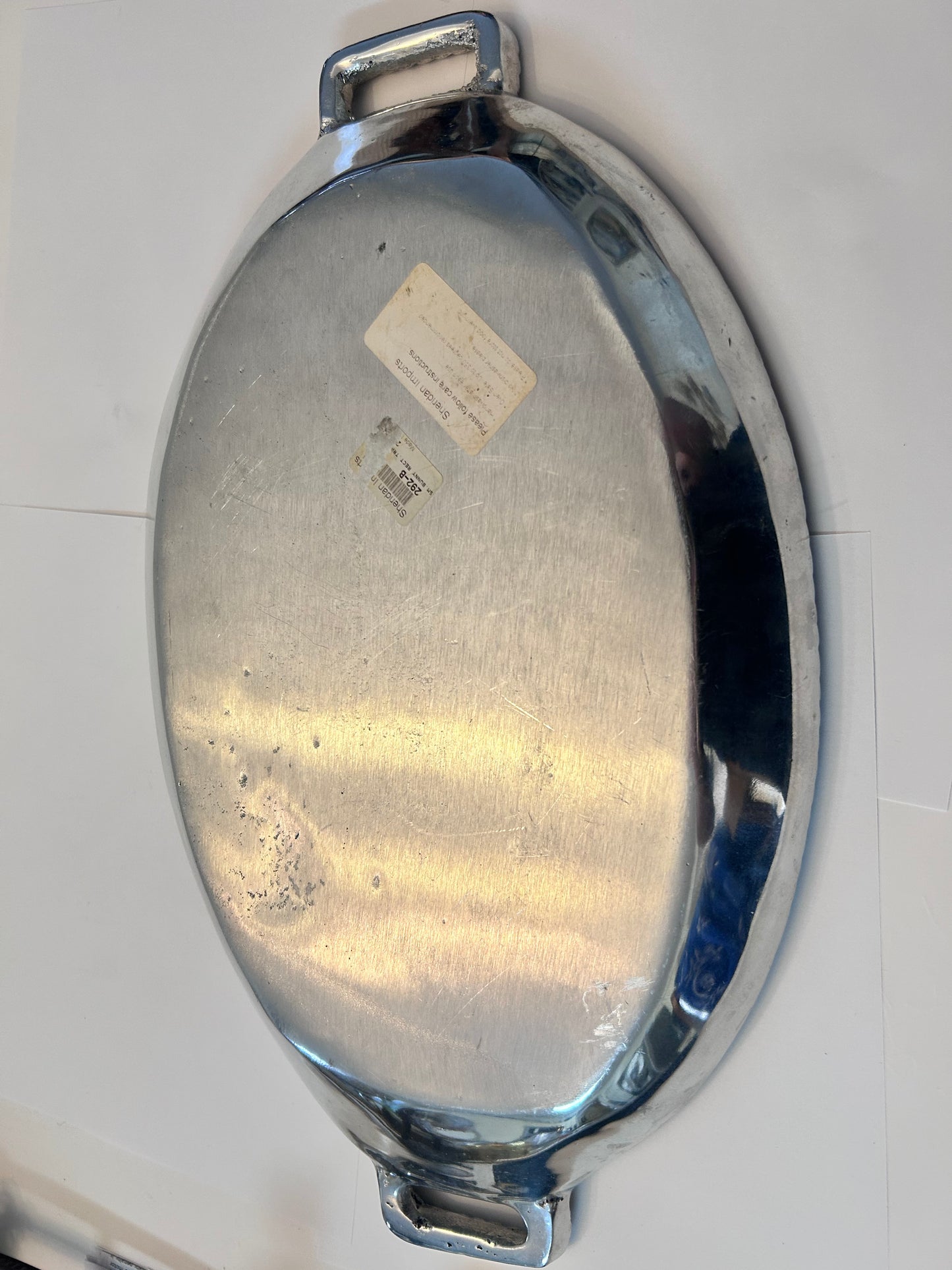 Vintage Sheridan Imports Aluminum Bunny Serving Tray