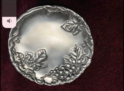 Arthur Court Cast Aluminum Grape & Leaf Serving Set (5 Pieces)