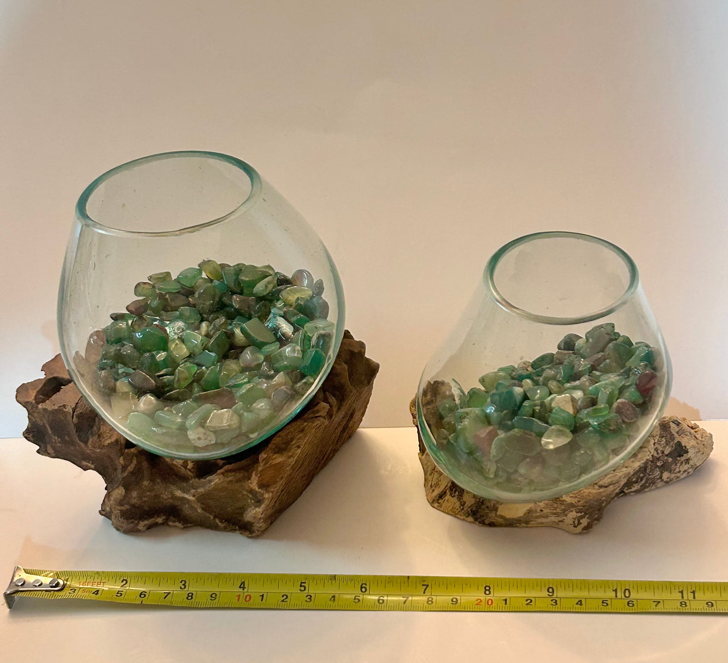 Coastal Chic Driftwood Centerpiece Candleholder Mystic & Driftwood Terrarium (3-Piece)