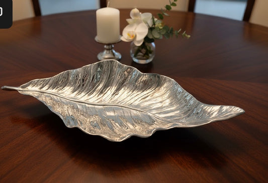 Beatriz Ball "Garden Autumn Leaf" Medium Platter Like New with Labels, 17"