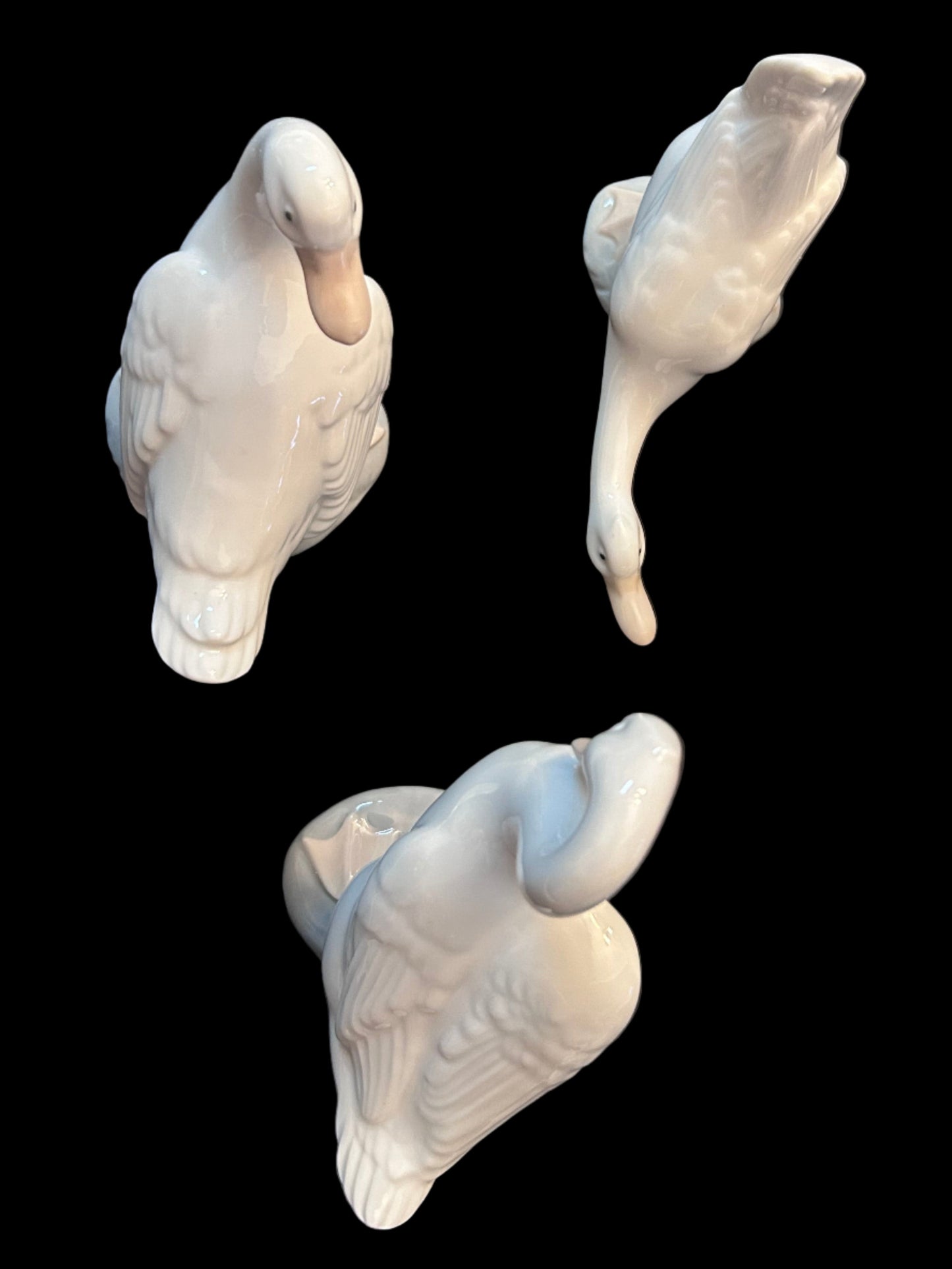 NAO by Lladró Porcelain Trio of Geese Figurine Set Hand Made in
Spain