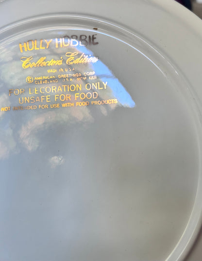 Vintage 70s Children's Plate Set (5)- Holly Hobbie & Gigi -Excellent Condition