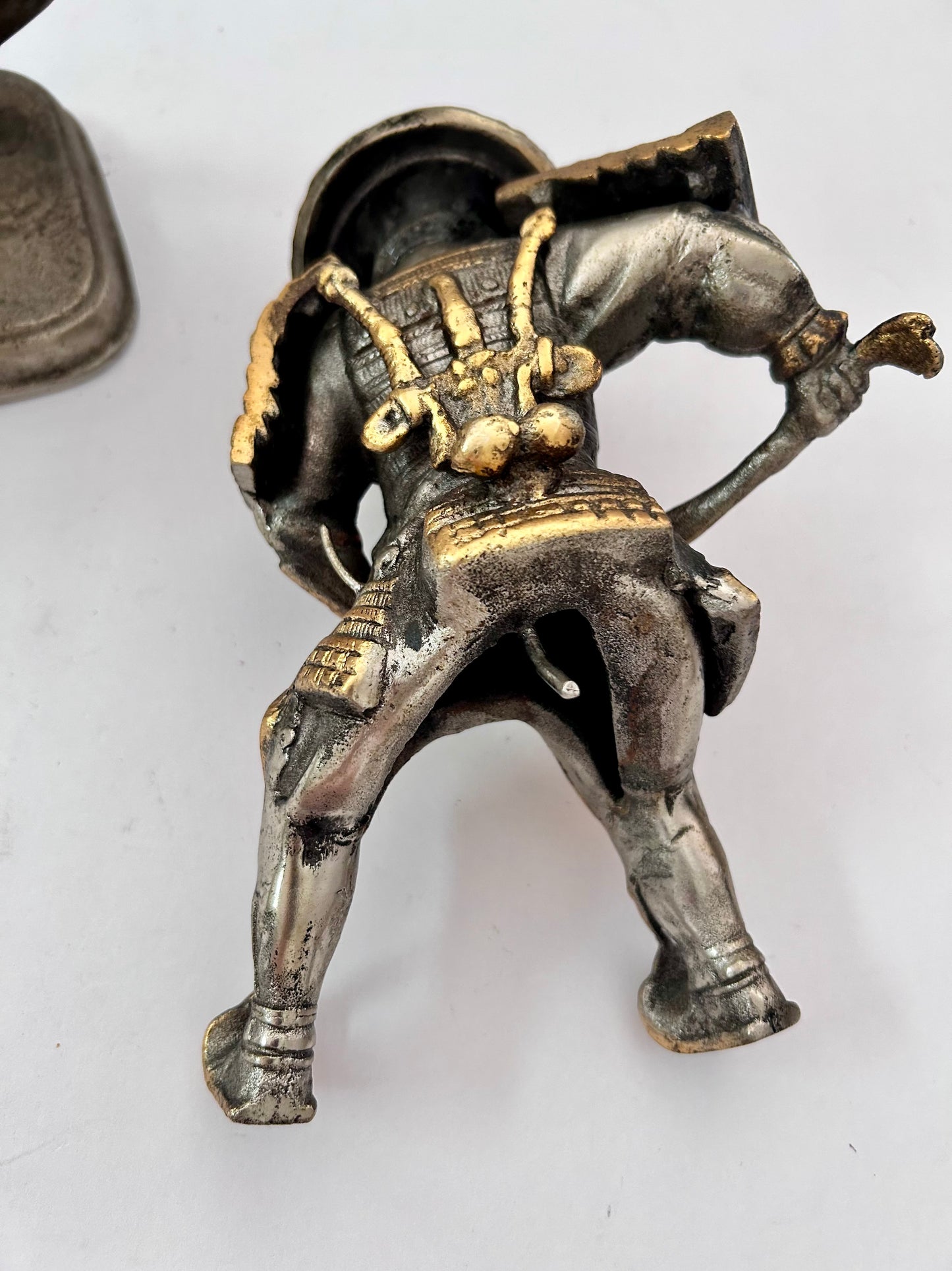 Antique/Vintage Japanese
Samurai Warrior on Horseback
Okimono Statue (2 pieces)