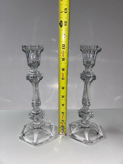 Vintage Baccarat Crystal Candle Holders 