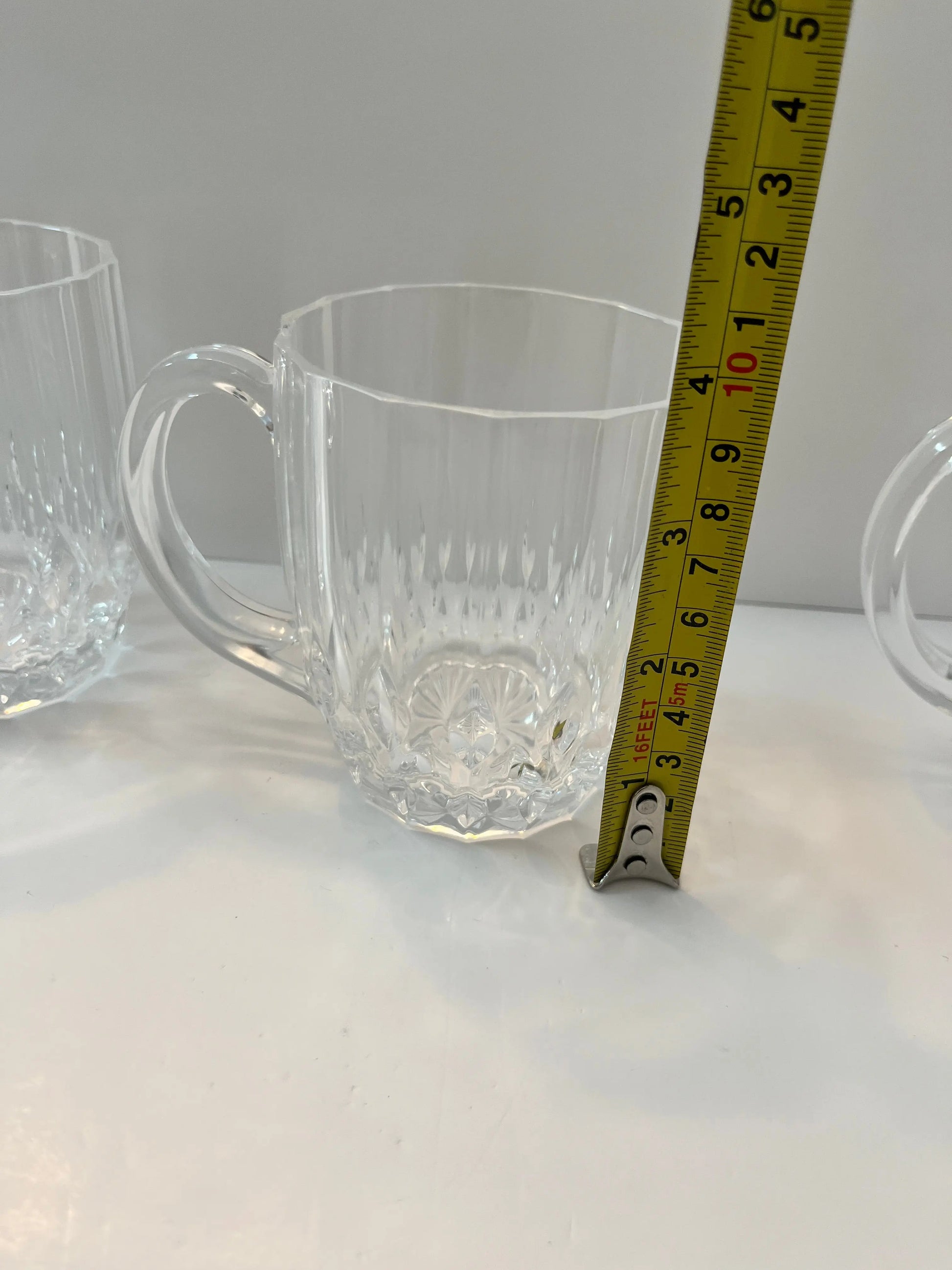 “Cristal D’Arques”Crystal Mugs 