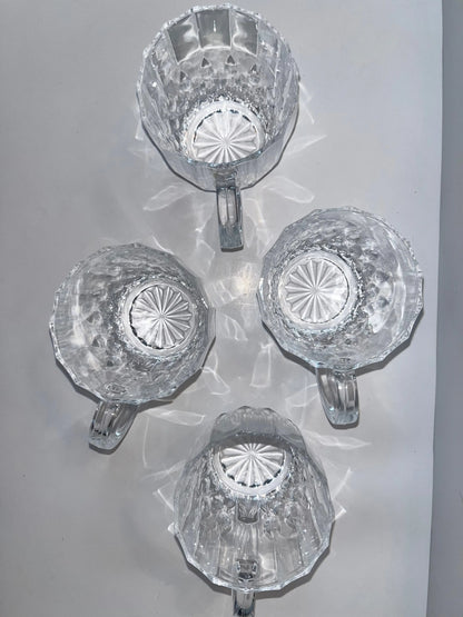 “Cristal D’Arques”Crystal Mugs 