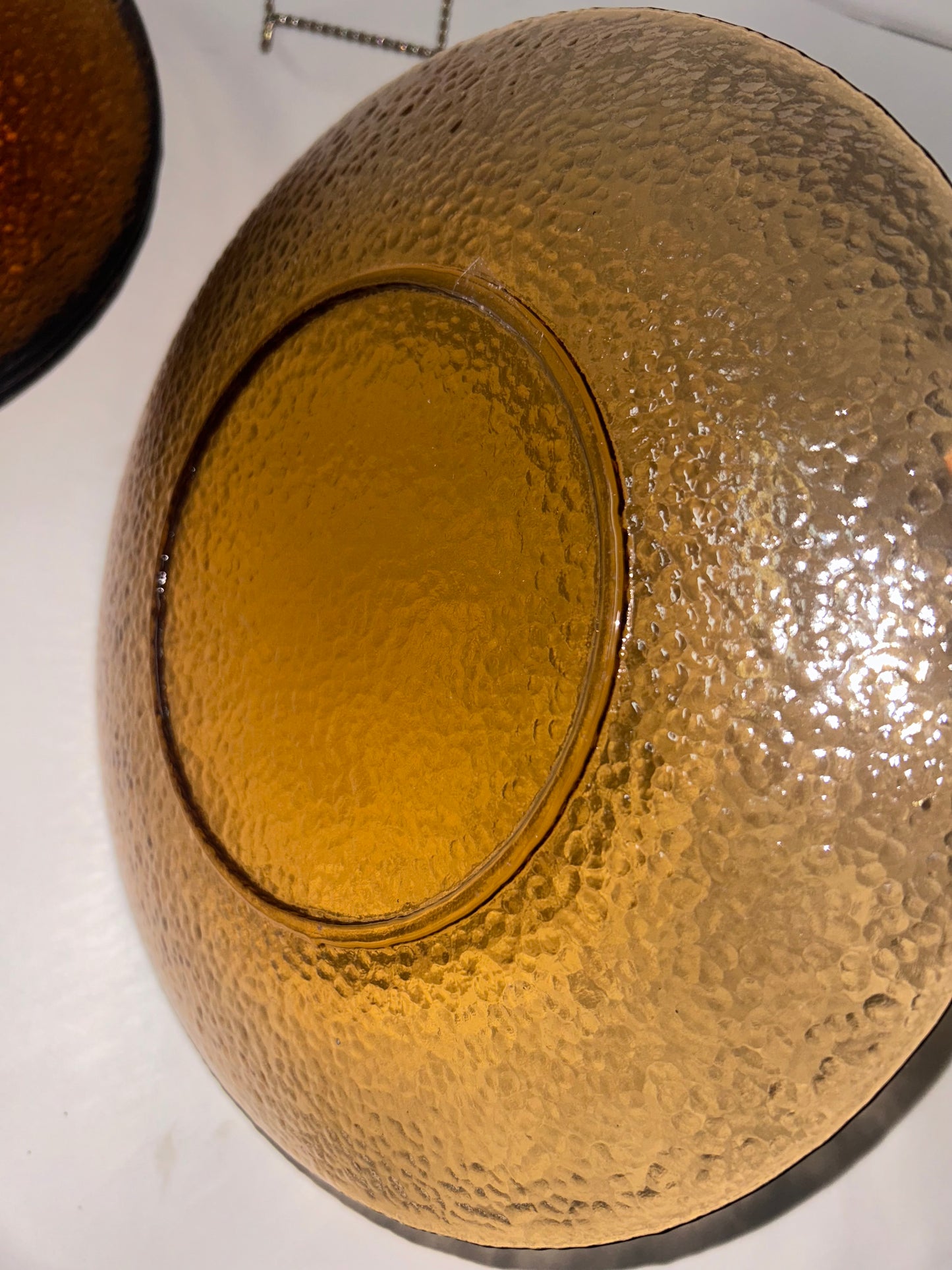 Vintage-Inspired Amber Glass Dinnerware Set (11 PCS): Pier 1 Textured Plates, Rosanna
'Parisian' Goblets & Ruffled Nesting Dishes