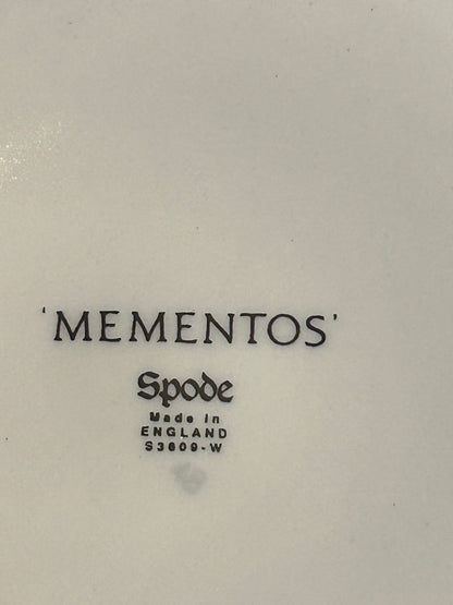 Vintage Spode "Mementos" A Special Thank You Lidded Trinket Box - Made in England