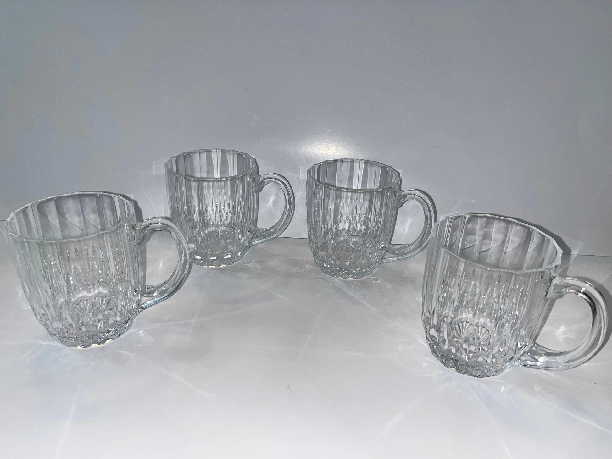 “Cristal D’Arques”Crystal Mugs 