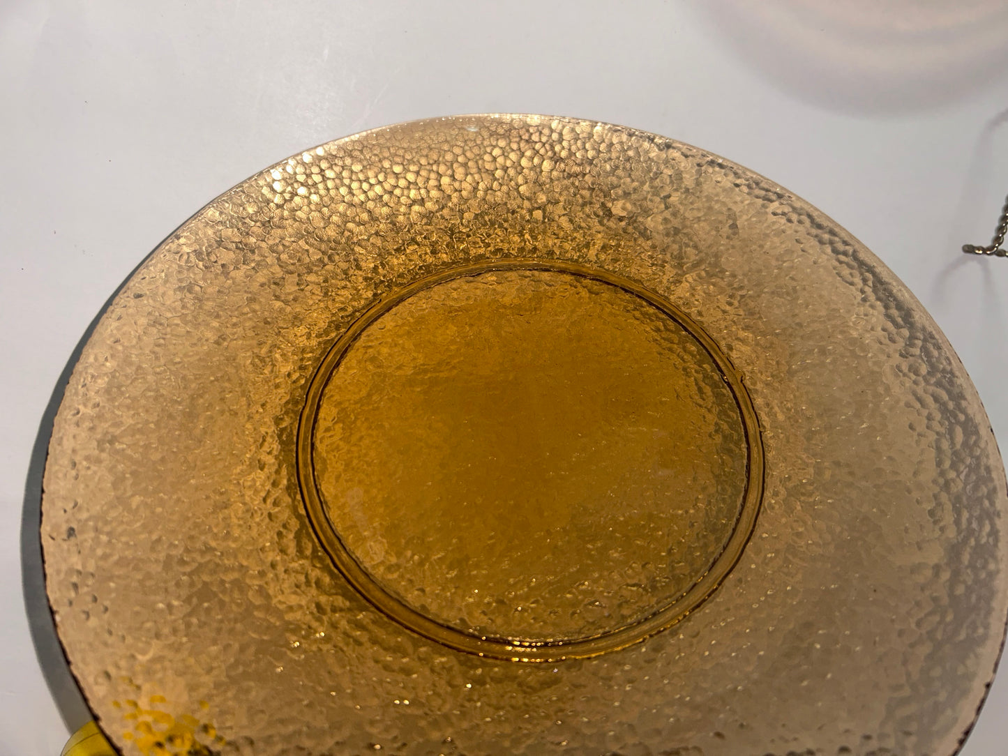 Vintage-Inspired Amber Glass Dinnerware Set (11 PCS): Pier 1 Textured Plates, Rosanna
'Parisian' Goblets & Ruffled Nesting Dishes