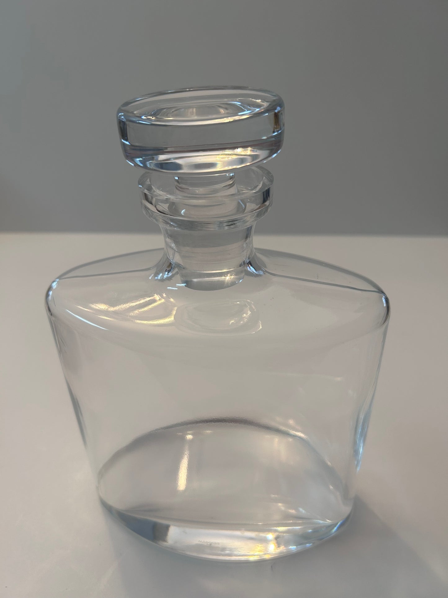 Marquis by Waterford Modern Square Flat Crystal Decanter with Stopper