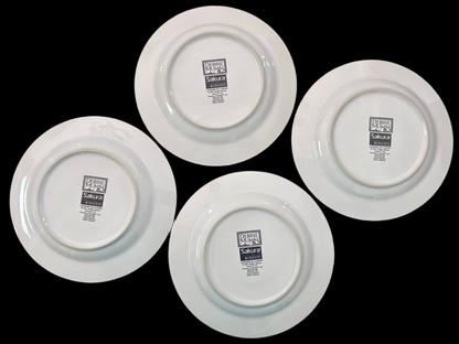 Debbie Mumm for Sakura Lavender Tea Garden Dessert Plates (Set of 4)